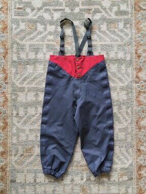 Fairechild Rain Pants Adjustable Suspenders Kids Toddlers 3/4